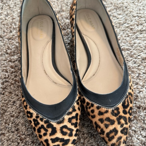 Cole Haan Leopard Print Flats - Picture 1 of 3